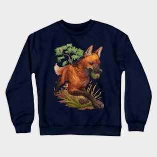 Maned Wolf Crewneck Sweatshirt